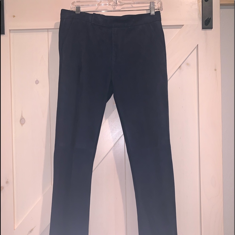 Ralph Lauren navy suede pants